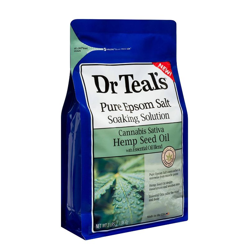Dr Teal's Hemp Seed Oil Epsom Soak - 48oz
