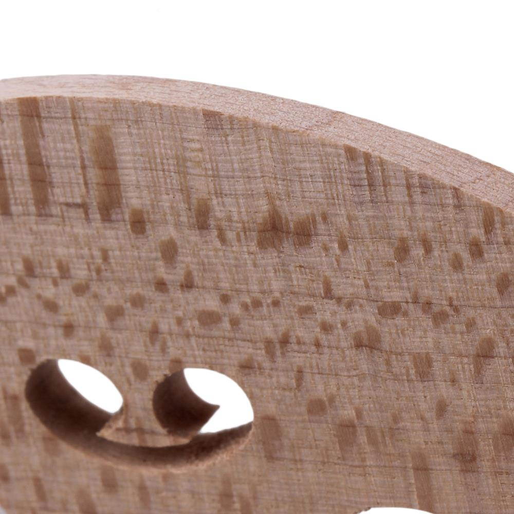 BQLZR 30 Pieces Wood Color Violin Maple Bridge for 4/4 Size Violin Fiddle Parts