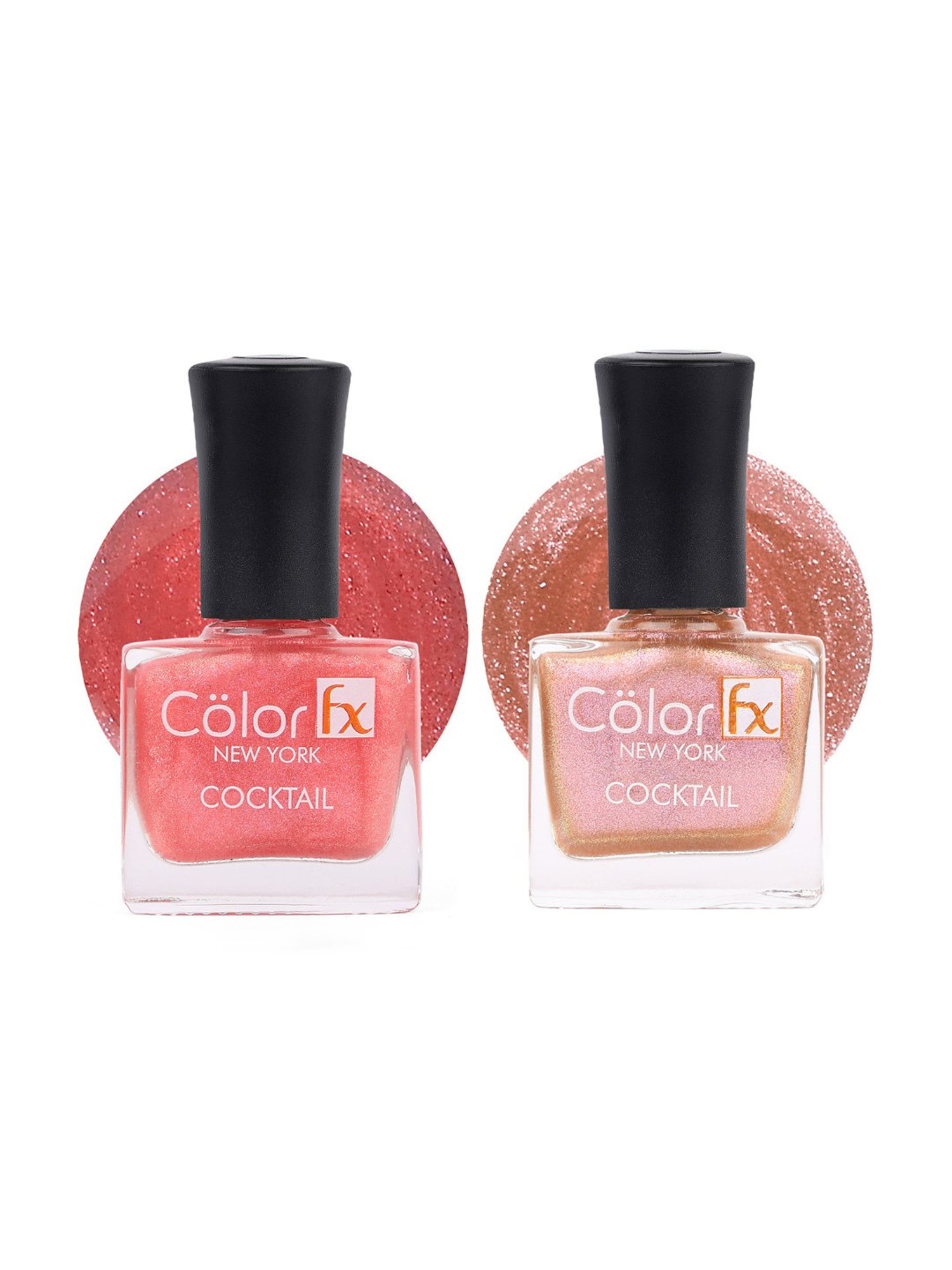 Color Fx Nail Enamel Party Collection Cocktail 138 & Cocktail 136