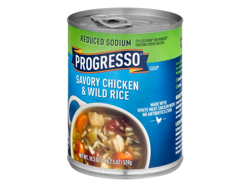 Progresso Reduced Sodium Chicken & Wild Rice Soup 18.5oz
