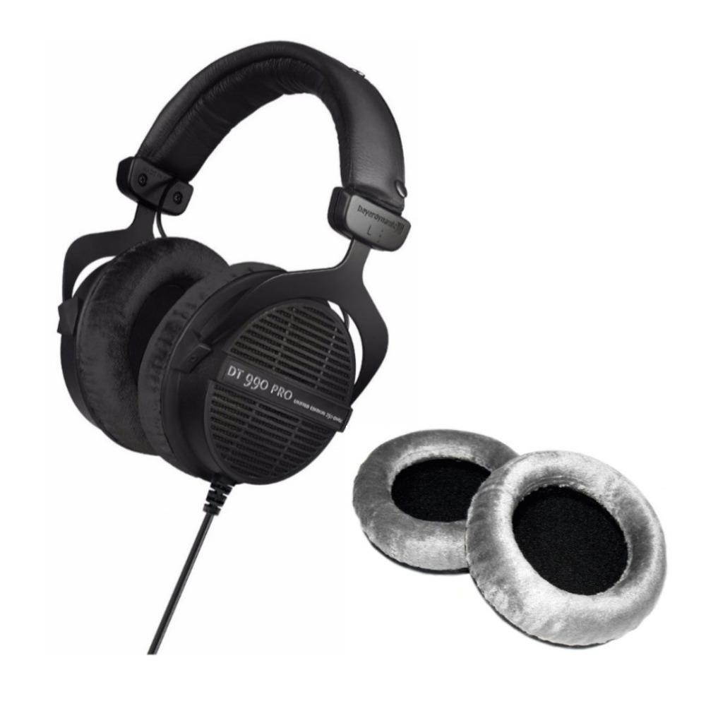 Beyerdynamic DT 990 PRO Studio Headphones (Ninja Black, Limited Edition) Bundle