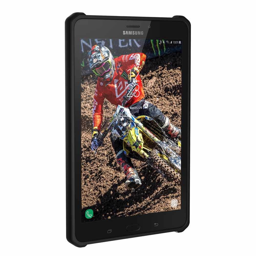 UAG Samsung Galaxy Tab A 8.0 2018 (SM-T387) with Kickstand Outback Feather-Light Rugged [Black] Military Drop Tested Case
