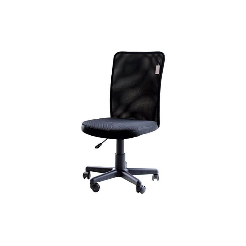Office Chair Mesh Ergonomic Mid-Back Armless Executive Computer Table Desk Task Chair with Lumber Support