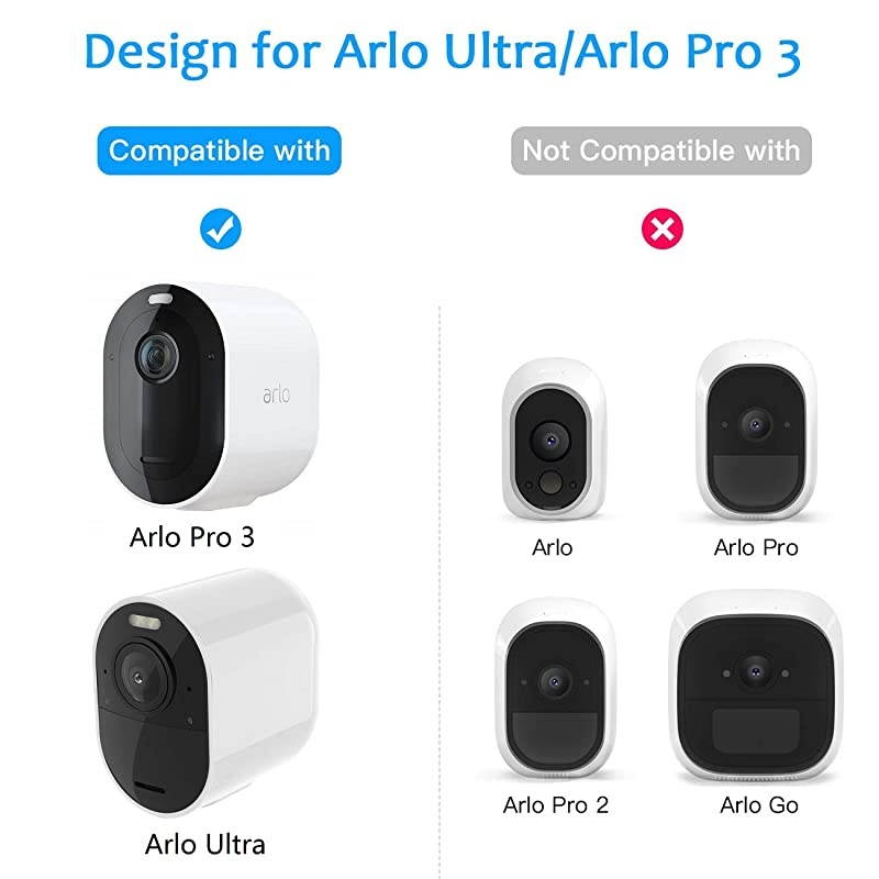 30ft Charging Cable for Arlo Pro 3 and Arlo Ultra -  Outdoor Magnetic Power Cord Uninterrupted Power for Arlo Pro 3 and Arlo Ultra, NOT for Arlo Pro 3 Floodlight (2 Pack)