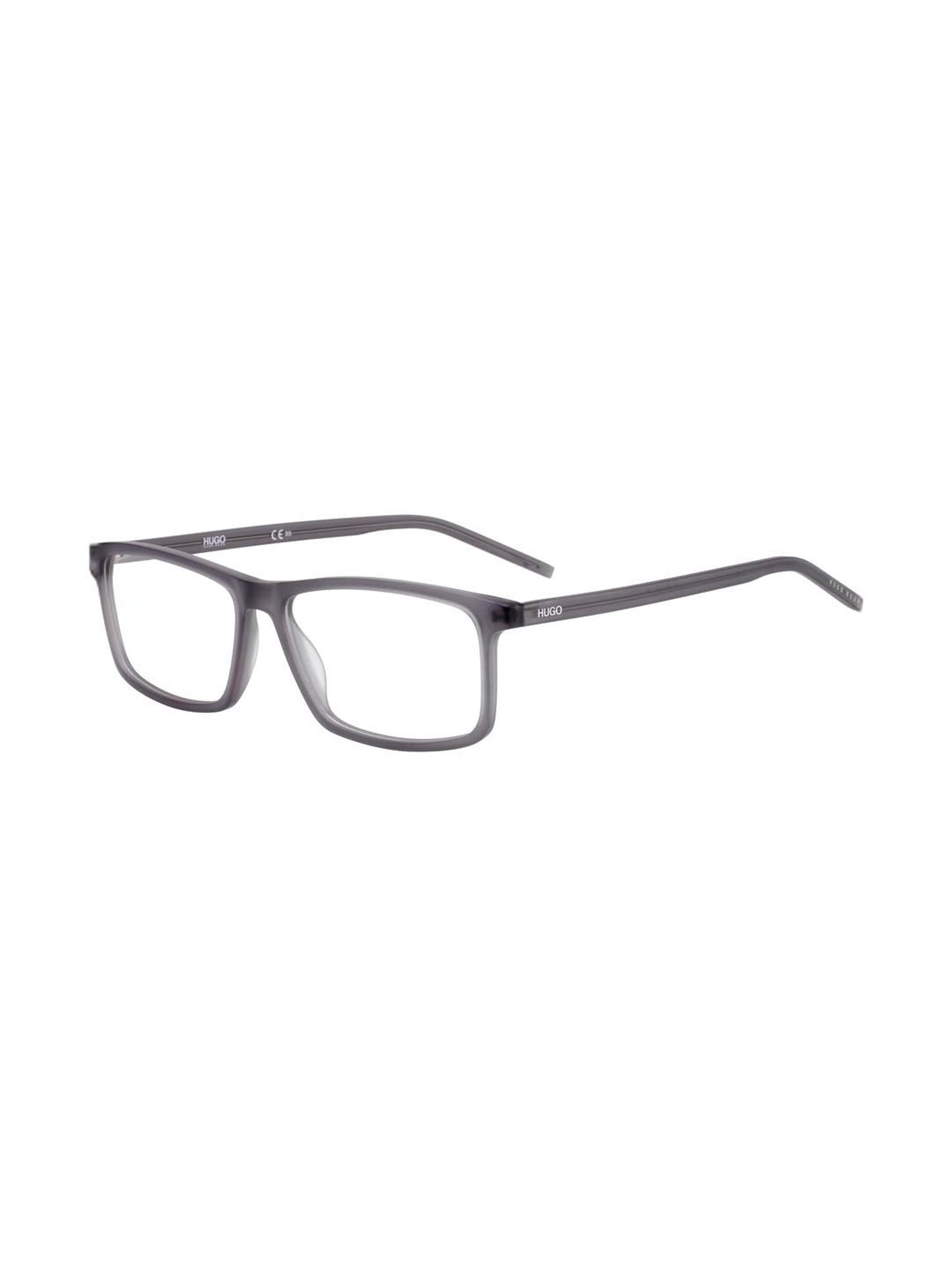 HUGO Grey Rectangular Eye Frames for Men