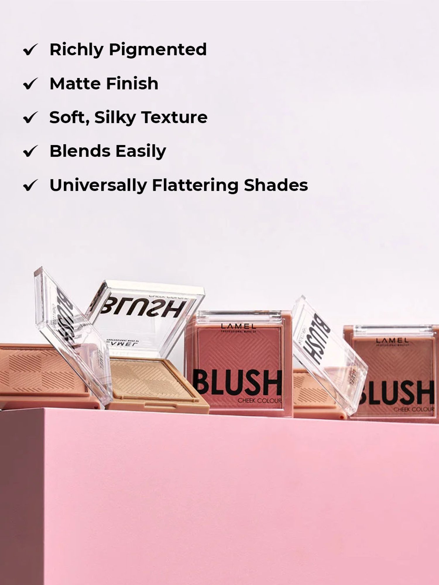 Lamel Blush Cheek Colour 402 Rouge - 3.8 gm