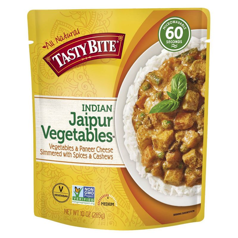 Tasty Bite 1 Step Jaipur Vegetables Indian Cuisine 10oz