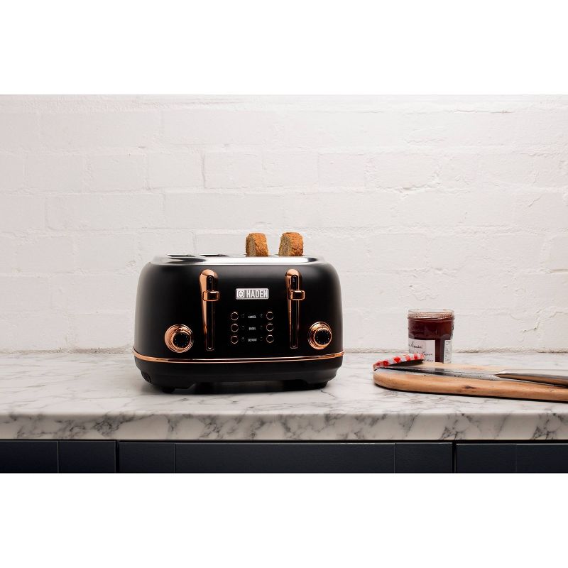 Heritage 4-Slice Toaster - Copper/Black