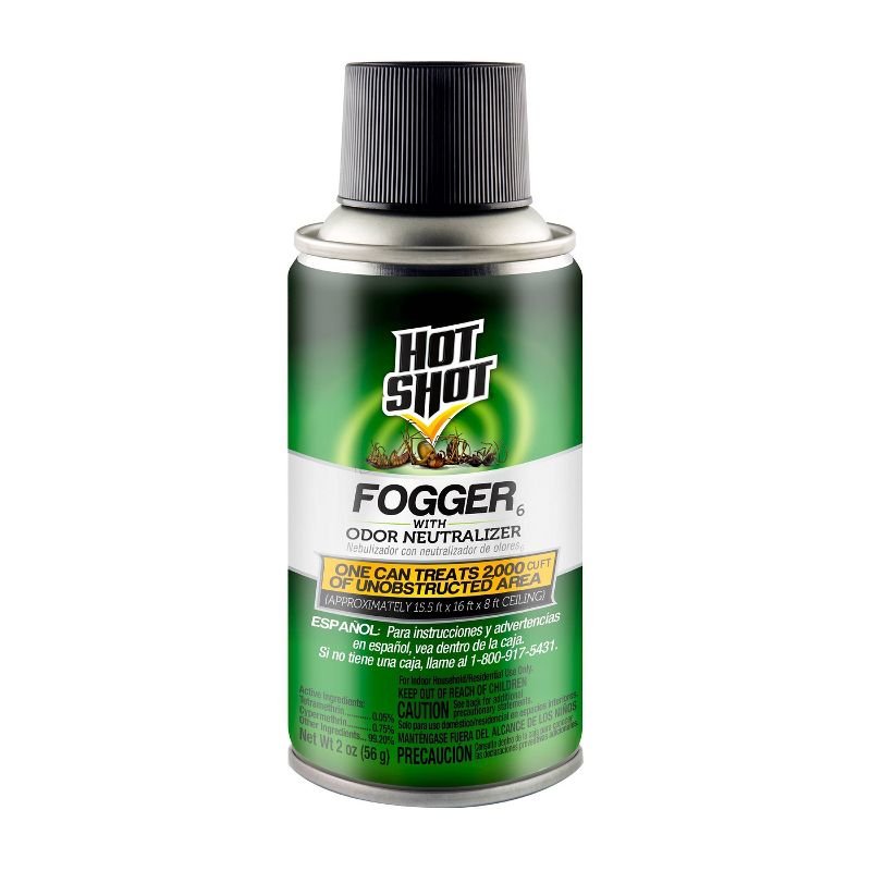 Hot Shot Fogger with Odor Neutralizer - 2oz/3ct