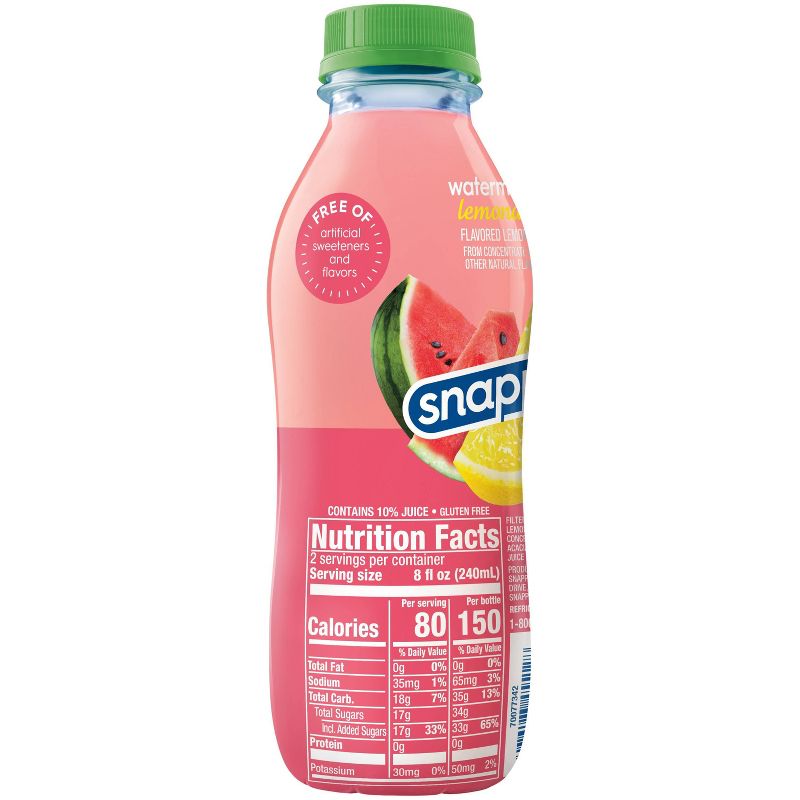 Snapple Watermelon Lemonade - 16 fl oz Bottle