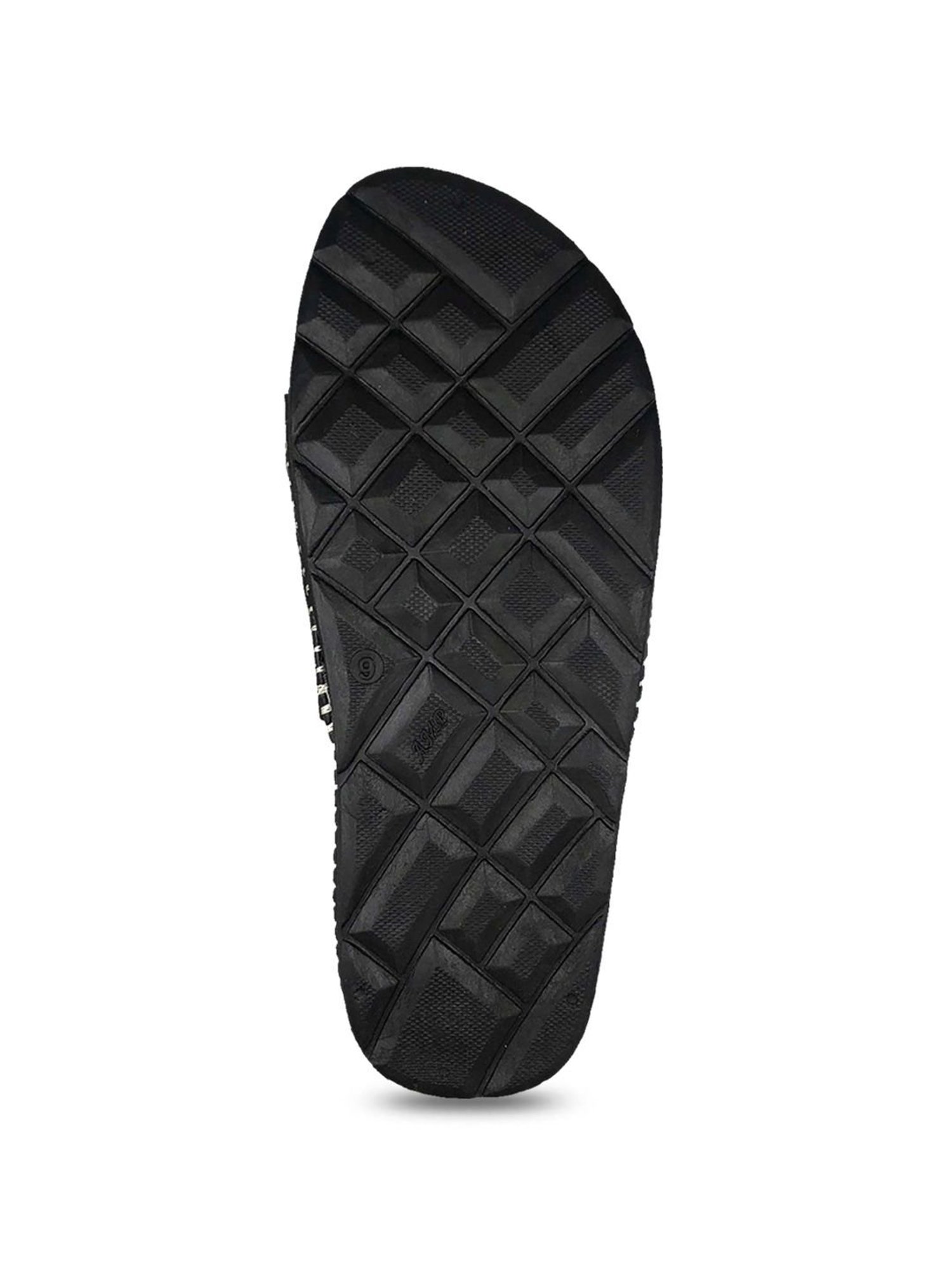Pampy Angel Men's Jet Black Casual Slides
