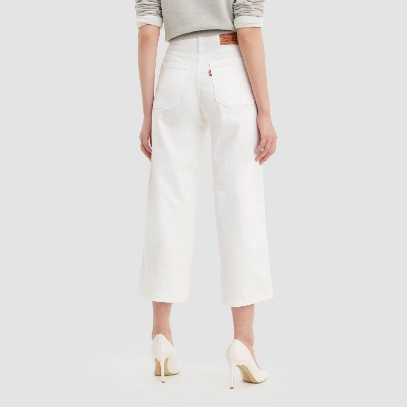 Levi's® Women's Mile High Wide Leg Cropped Jeans - Twill Birch 27