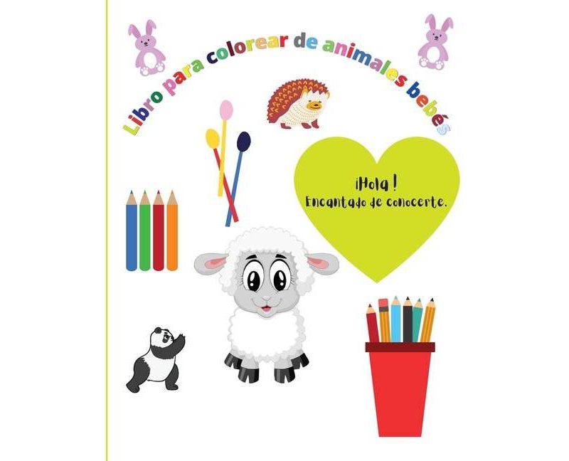 Libro para colorear de animales beb'es - by  Rox Bdr (Paperback)