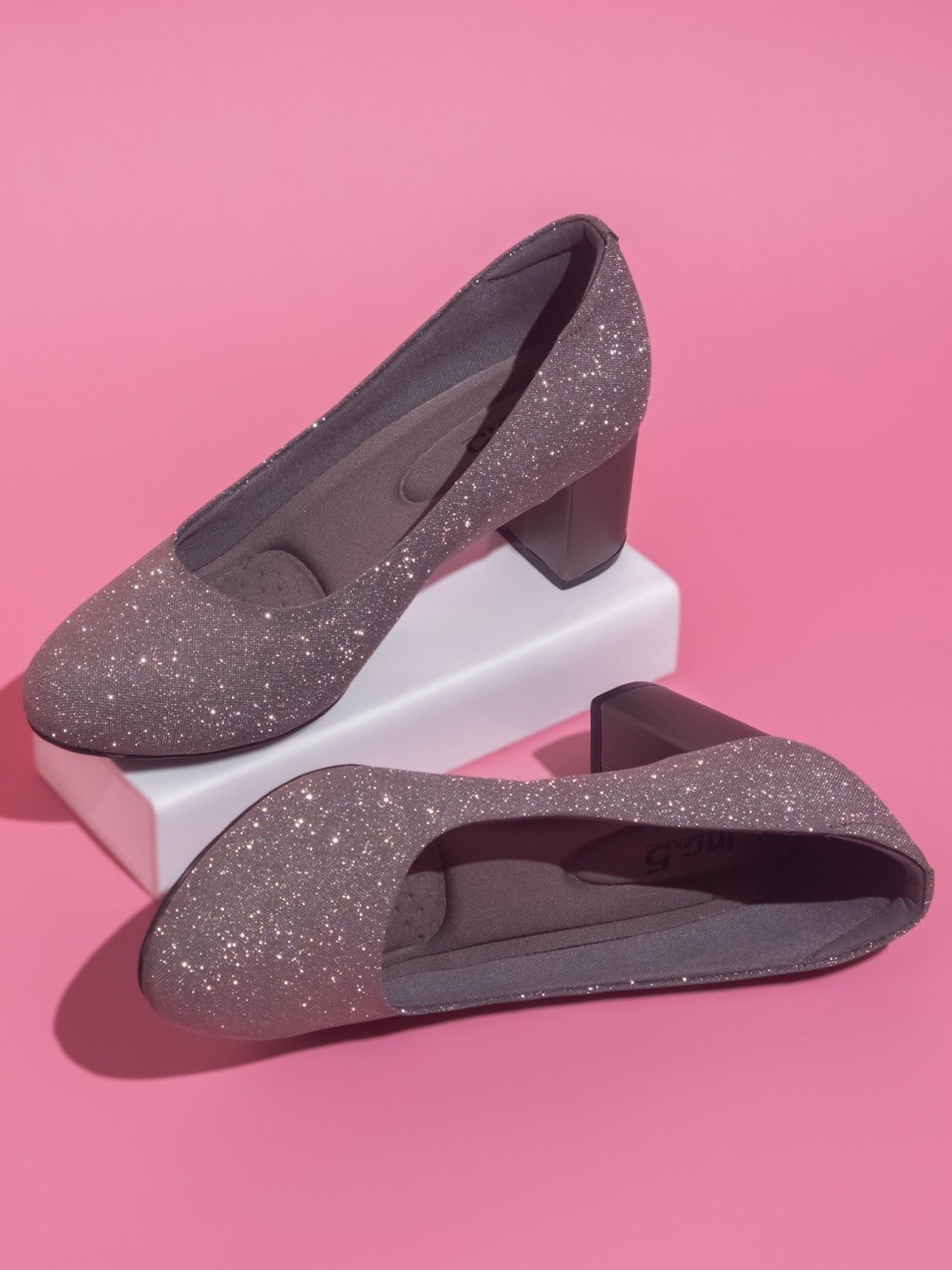 Inc.5 Women's Pewter Casual Pumps