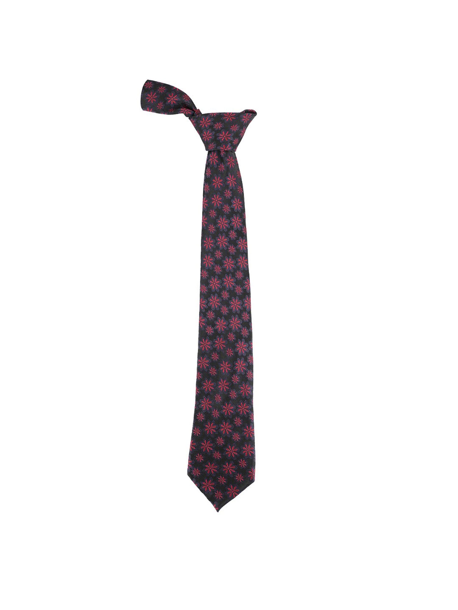 Alvaro Castagnino Black Woven Tie