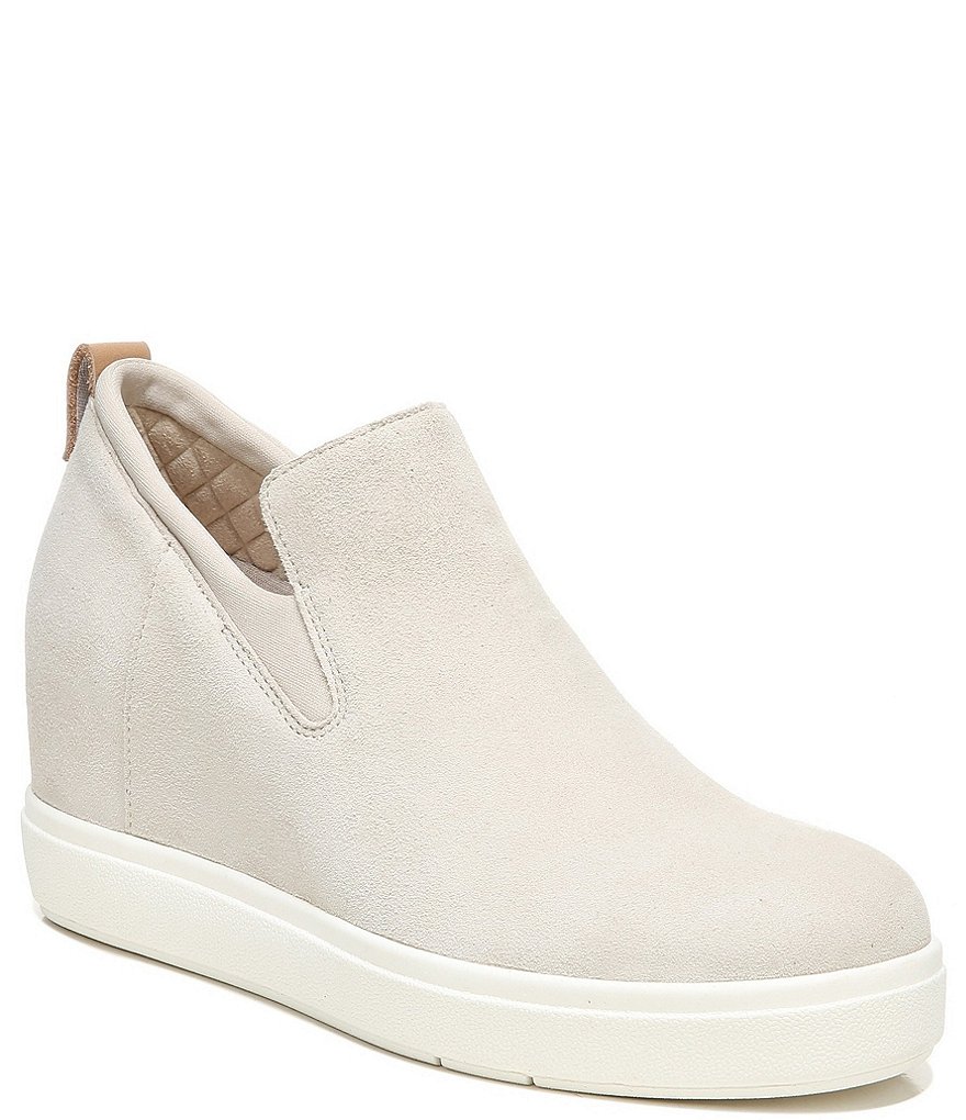 Original Collection by Dr. Scholl's Scarlette Hidden Wedge Suede Slip-On Sneakers
