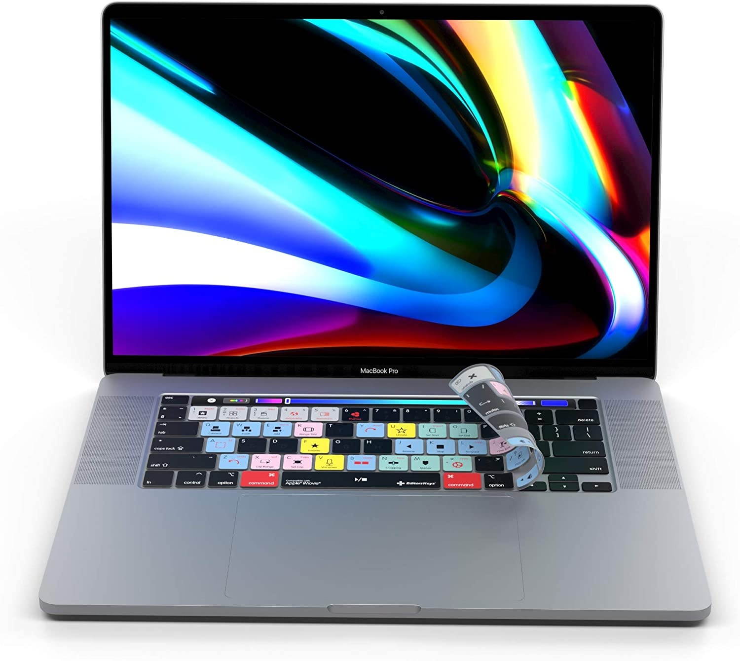 iMovie Keyboard Cover for 13" & 16" MacBook Pro 2020+ | Genuine Shortcut Cover by Editors Keys | Will not fit Other MacBook Models