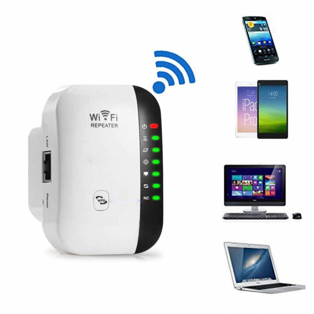 V-BEST Wifi Repeater Signal Amplifier 300m Wireless Routing Network Extender Transmit Booster