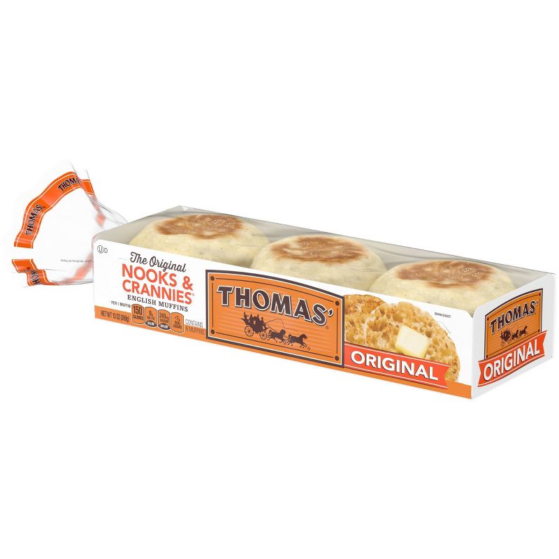 Thomas' Regular English Muffins - 12oz/6ct