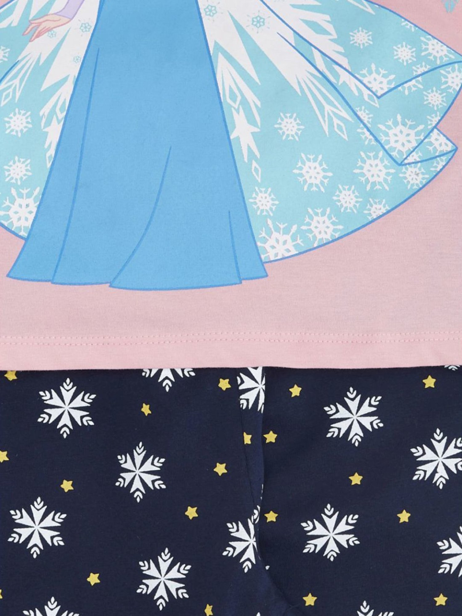 Berrytree Organic Girls Blue Cotton Clouds Print Night Suits