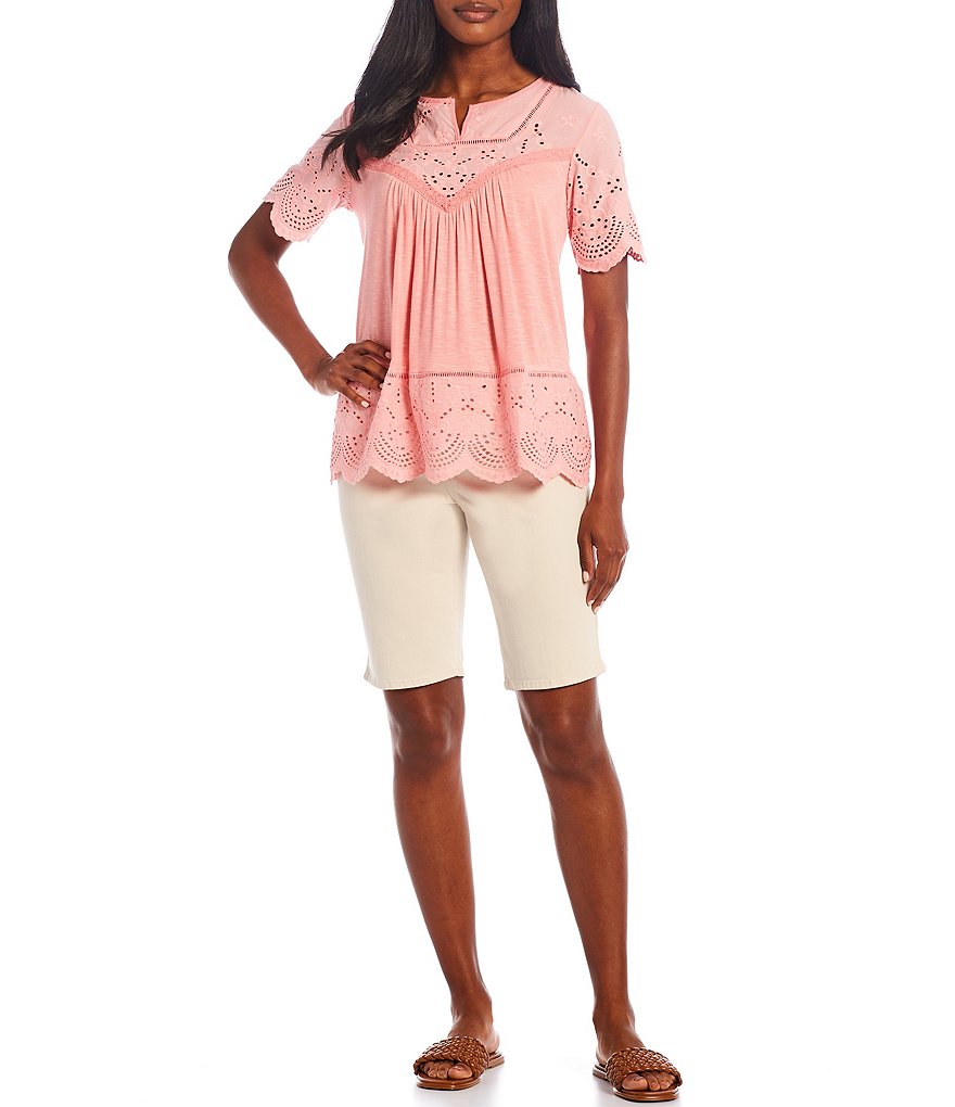 KENDALL + KYLIE White High Rise Sports Shorts