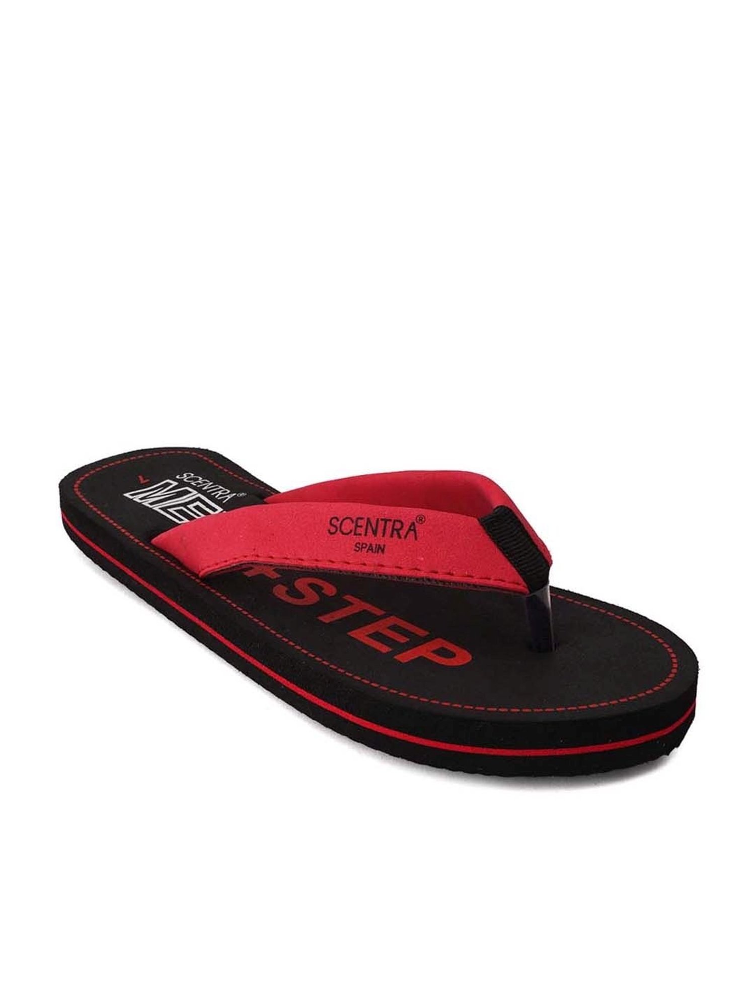 Scentra Women's Red Flip Flops