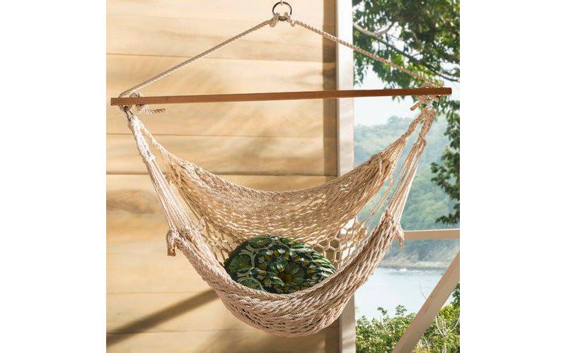 Web Spinner Swing 24" Diameter - Black - Sorbus
