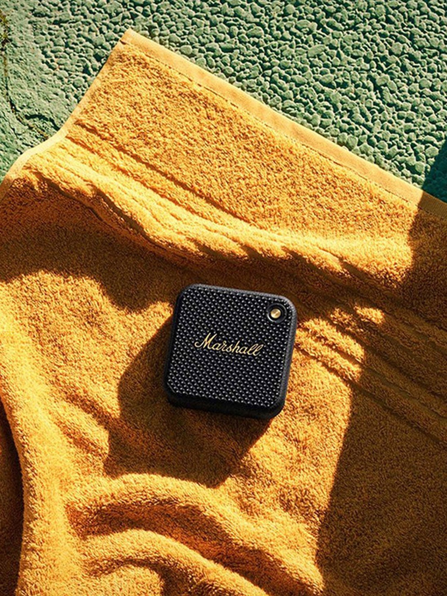 Marshall Willen Portable Bluetooth Speaker (Black & Brass)