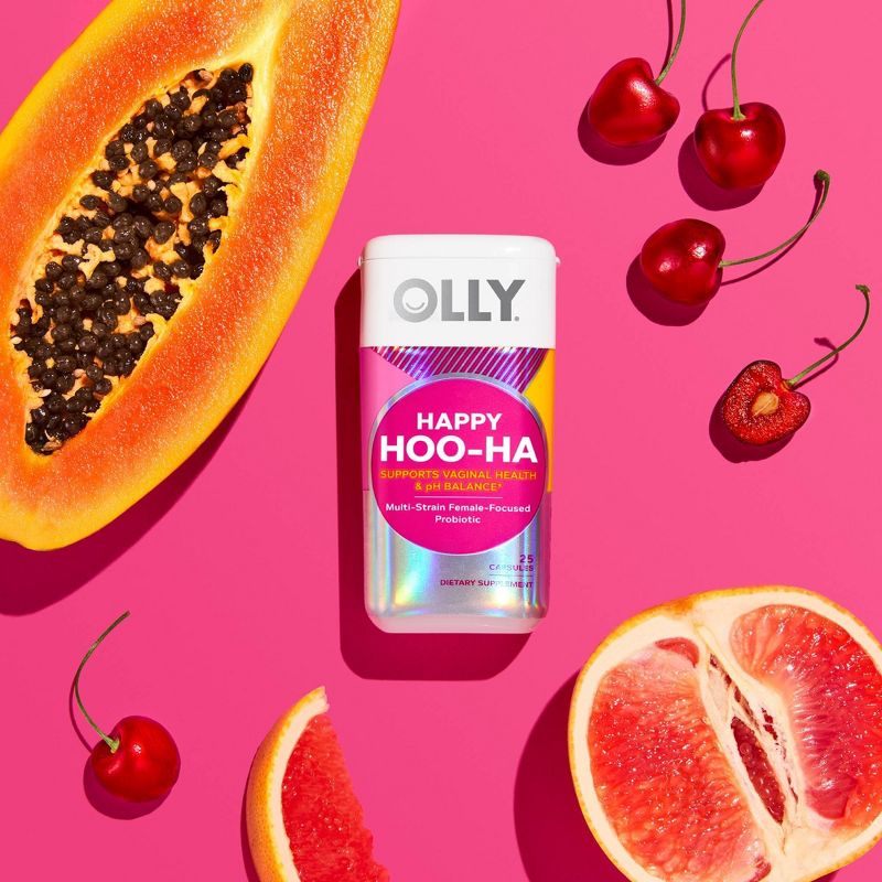 OLLY Happy Hoo-Ha Women Probiotic Capsules - 25ct