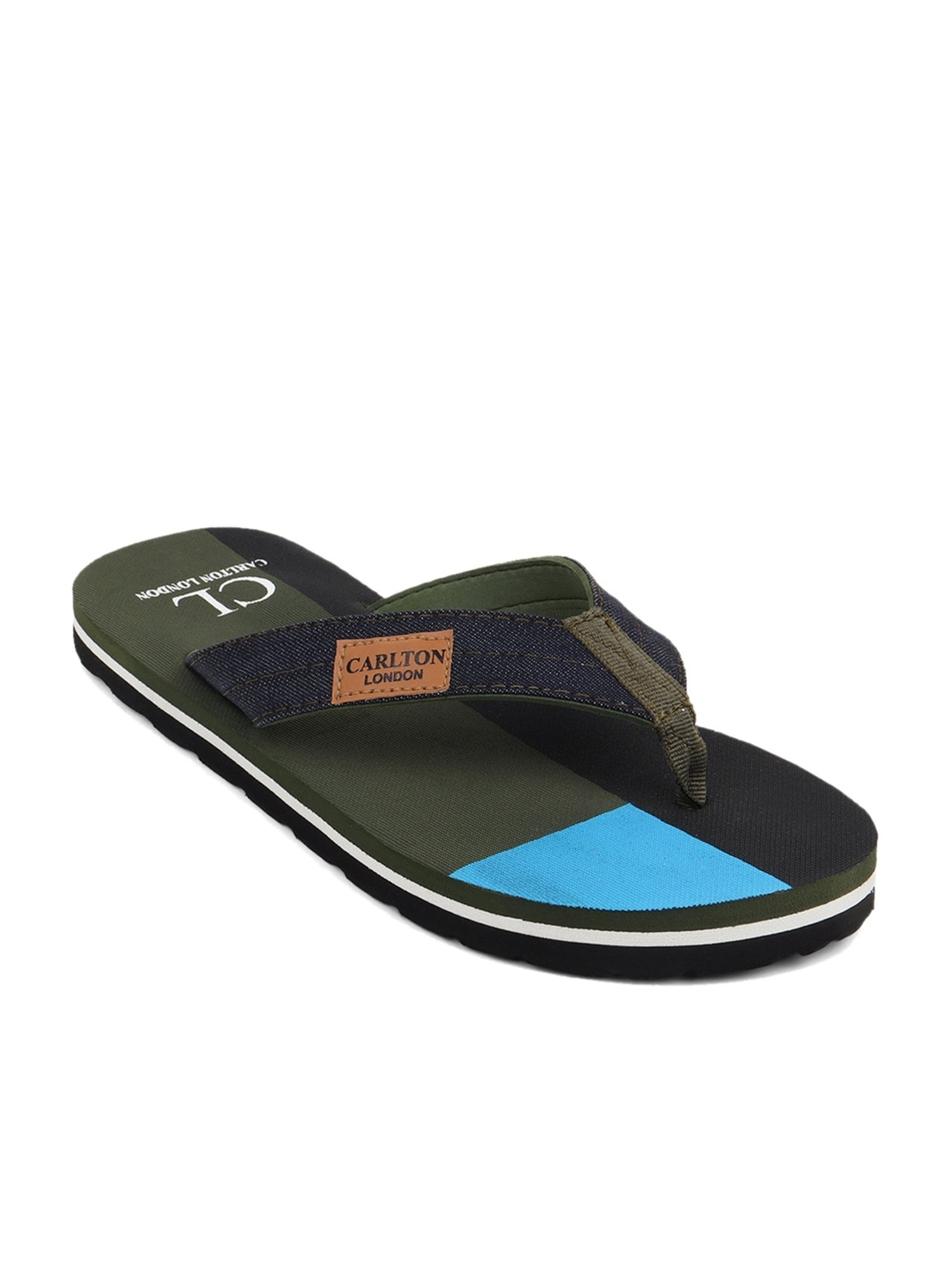 Carlton London Men's Navy Flip Flops