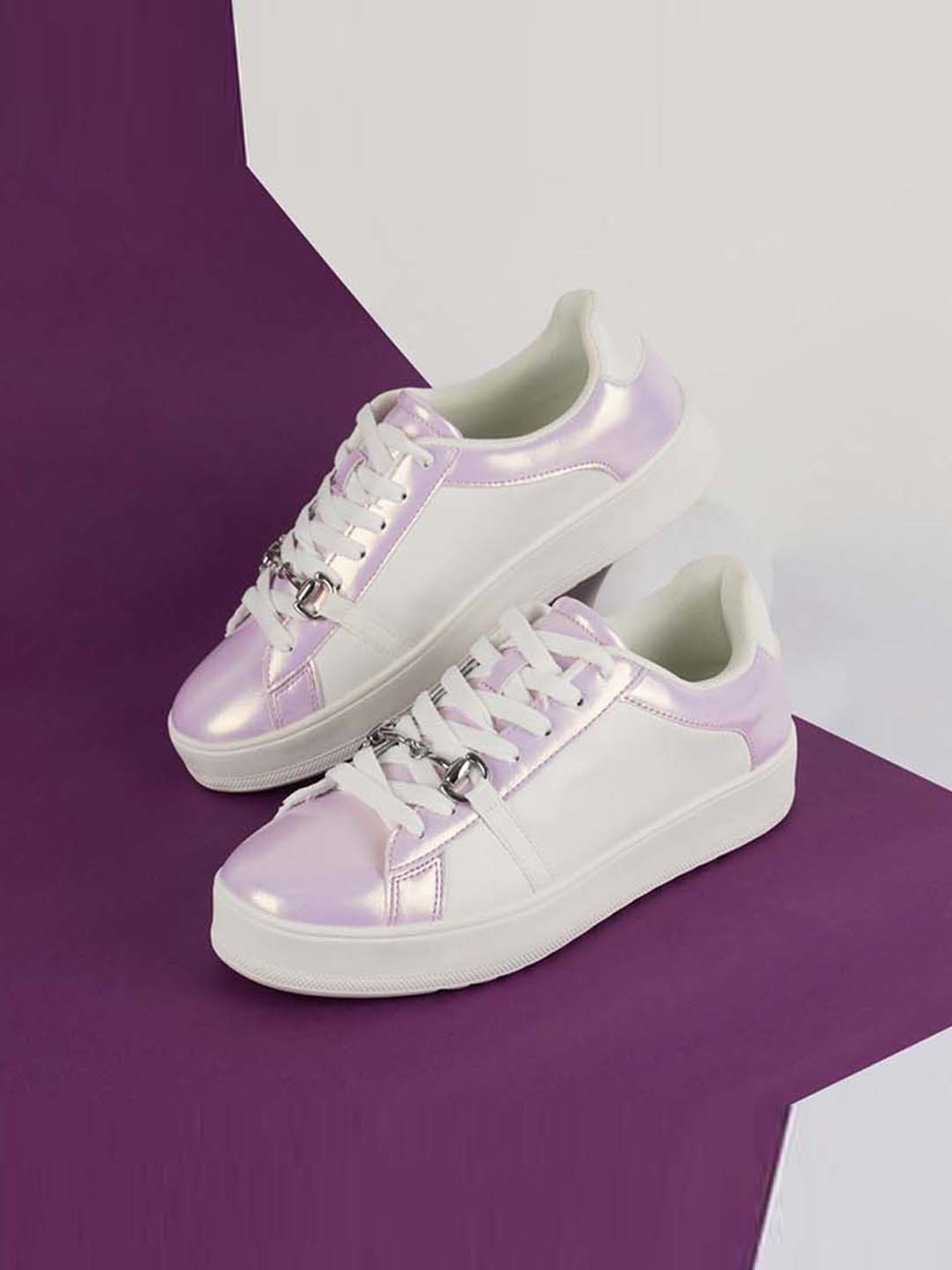 London Rag Women's Pink Casual Sneakers