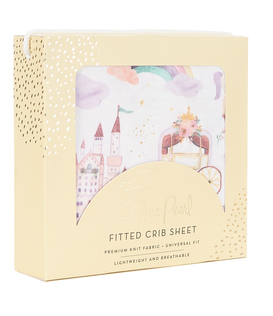 Copper Pearl Baby Girls Enchanted Premium Crib Sheet