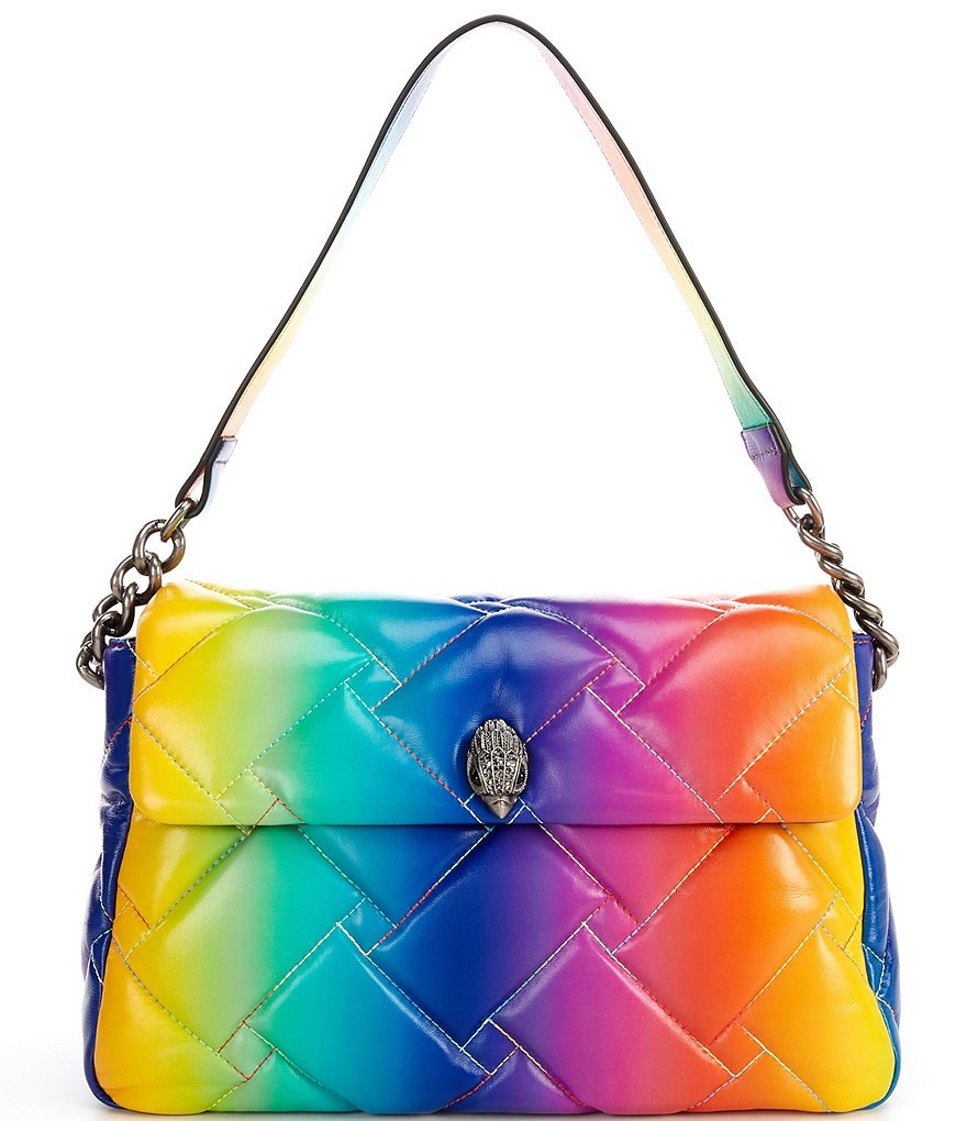 Kurt Geiger London Large Soft Rainbow Ombre Shoulder Bag