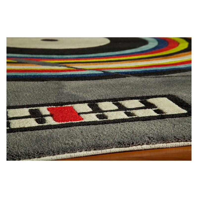 2'x3' Music Tufted Accent Rug Gray - Momeni