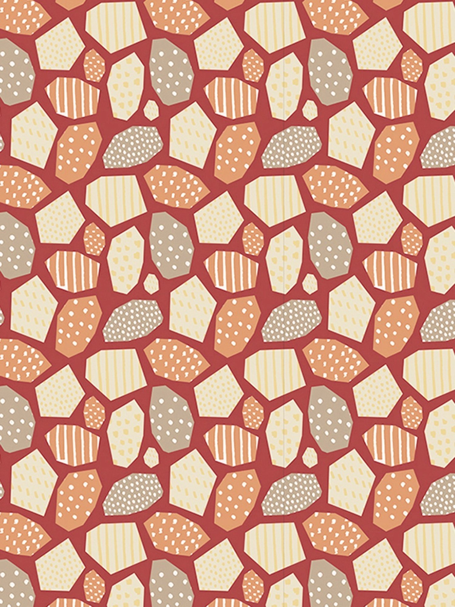 Petal Home Mosaic Abstract Multicolor 300 TC Cotton Pillow Covers - Set of 2