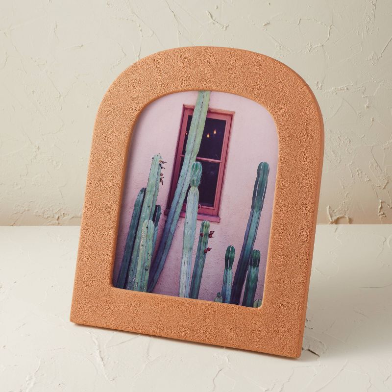 8" x 10" Ceramic/Glass Photo Frame with Bubble Glaze Finish - Opalhouse™ designed with Jungalow™