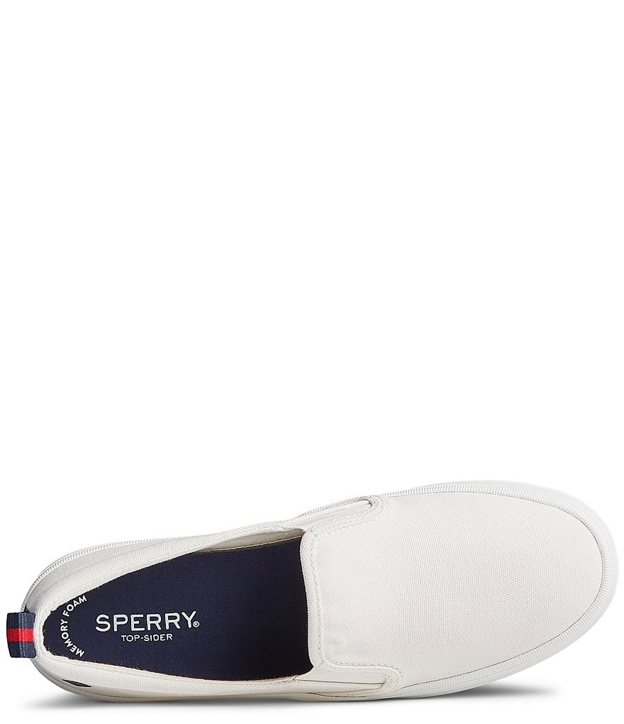 Sperry Women's Crest Twin Gore Canvas Platform Slip-On Sneakers