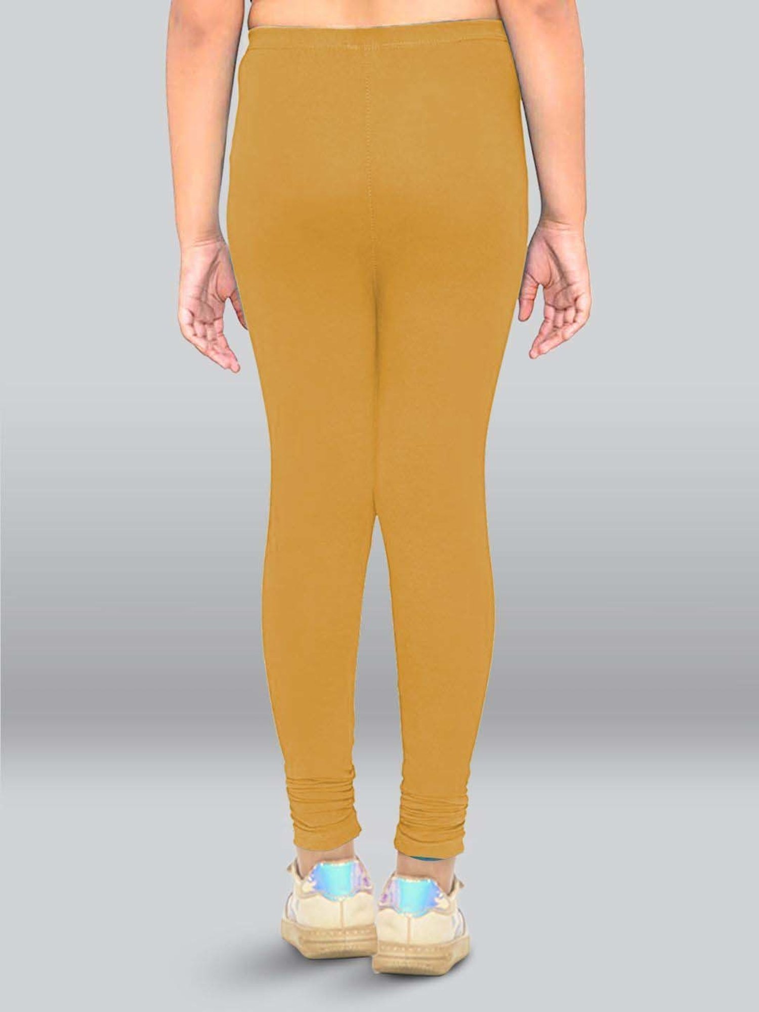 Jockey Kids White & Black Cotton Striped Leggings