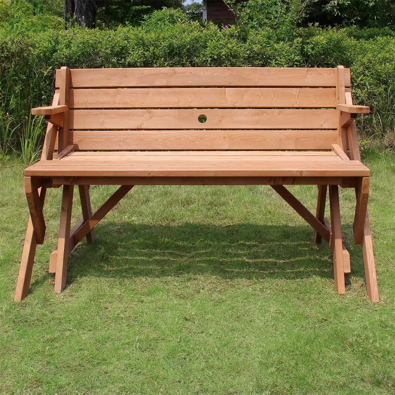 Interchangeable Picnic Table / Garden Bench - Merry Products