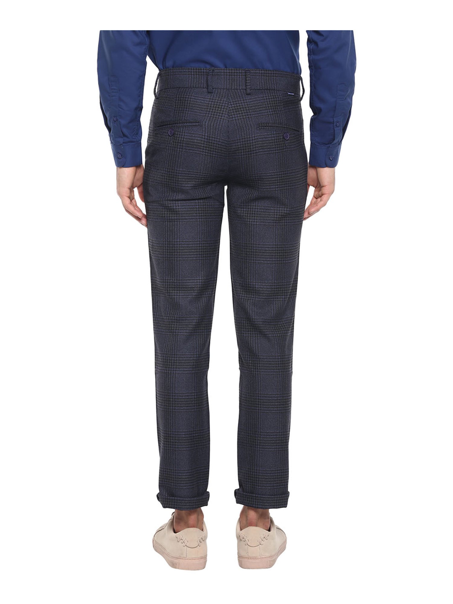 Red Chief Black Checks Trousers