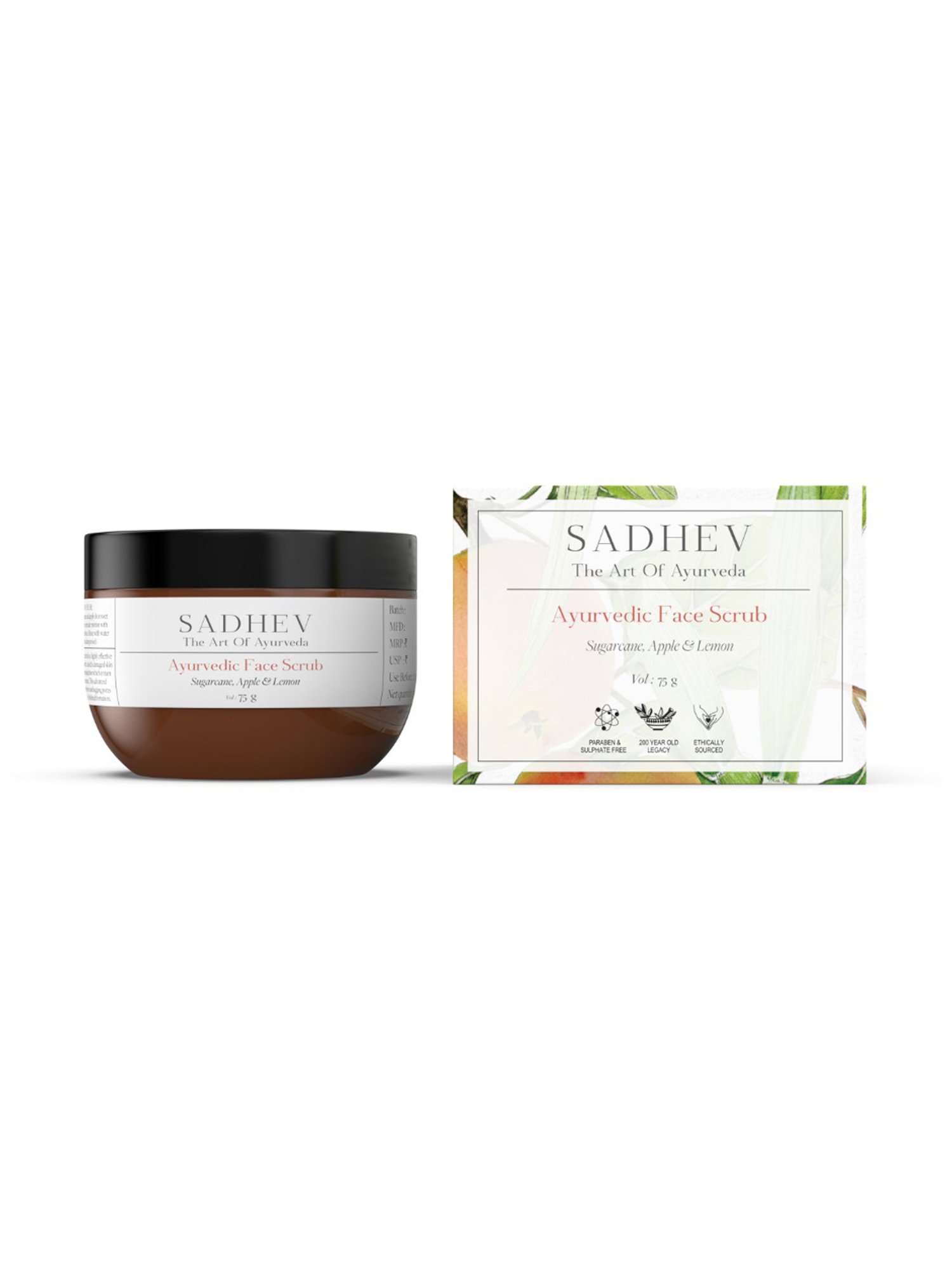 SADHEV The Art Of Ayurveda Ayurvedic Face Scrub - 75 gm