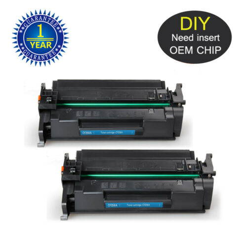 CF258A 58A Compatible Toner Cartridge (Black-2PK) For HP LaserJet Pro M428 M428fdw M404 M404n M404dn Without Chip