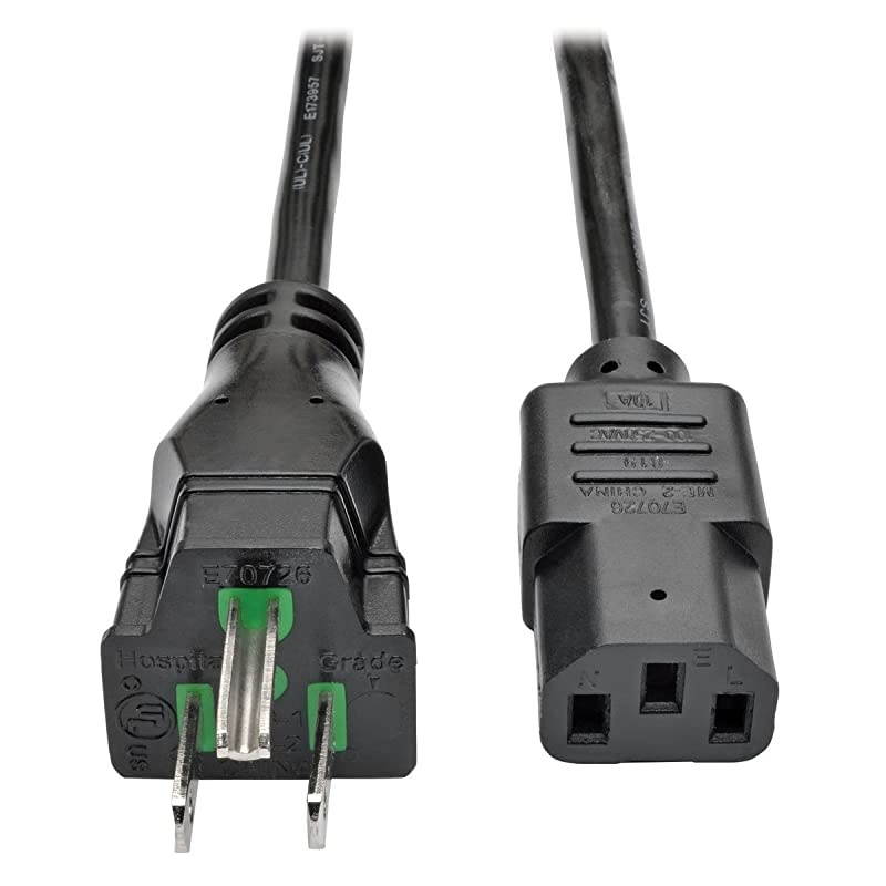 Hospital Medical Power Cord 10A 18AWG 515P to C13 6 P006006HG10