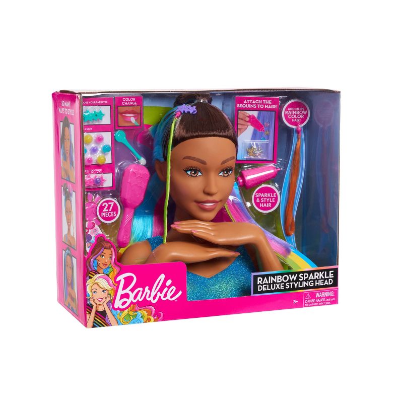 Barbie Rainbow Sparkle Deluxe Styling Head