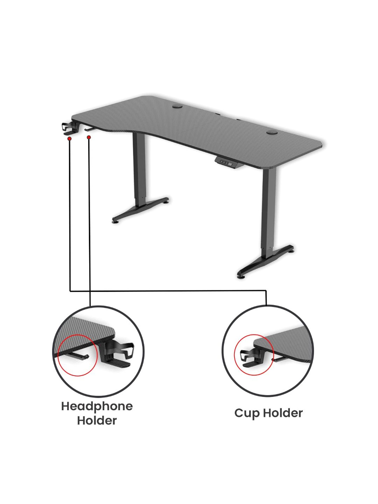 Durian Bliss Black Premium Leatherette Executive Chair
