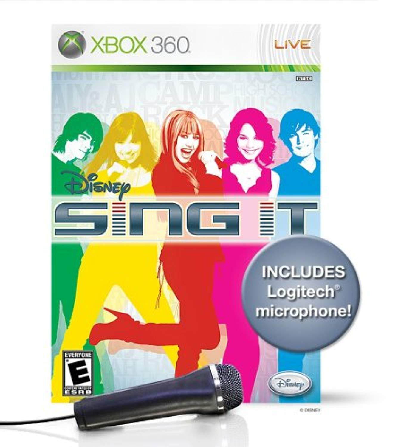 disney sing it bundle with microphone -xbox 360