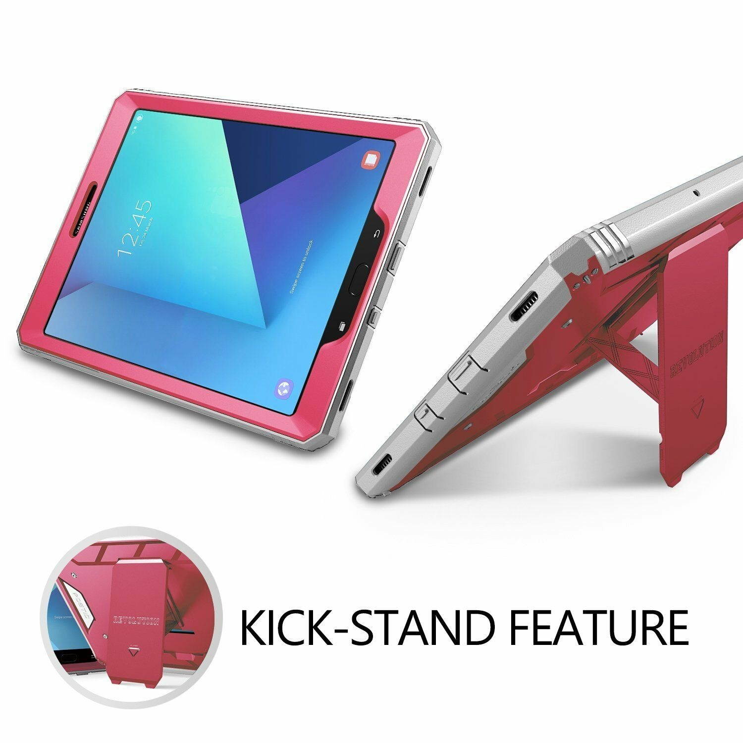 With Kick-stand Case For Samsung Galaxy Tab S3 9.7 Tablet Cover Pink