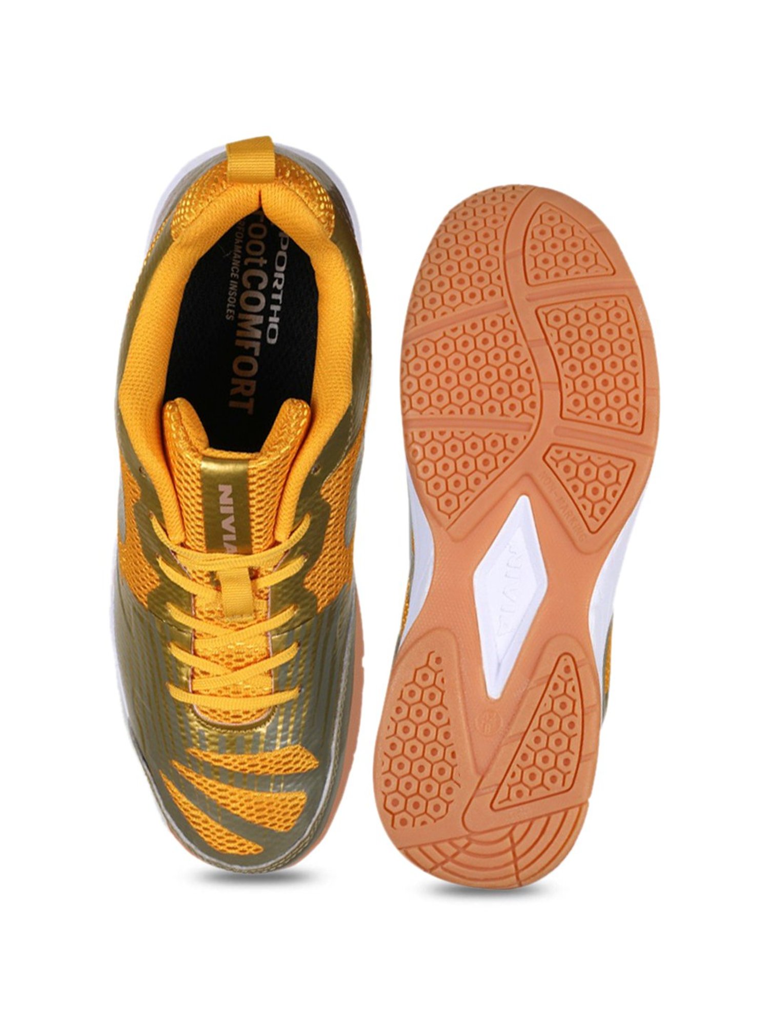 Nivia Men's Super Court 2.0 Gold Outdoor Shoes
