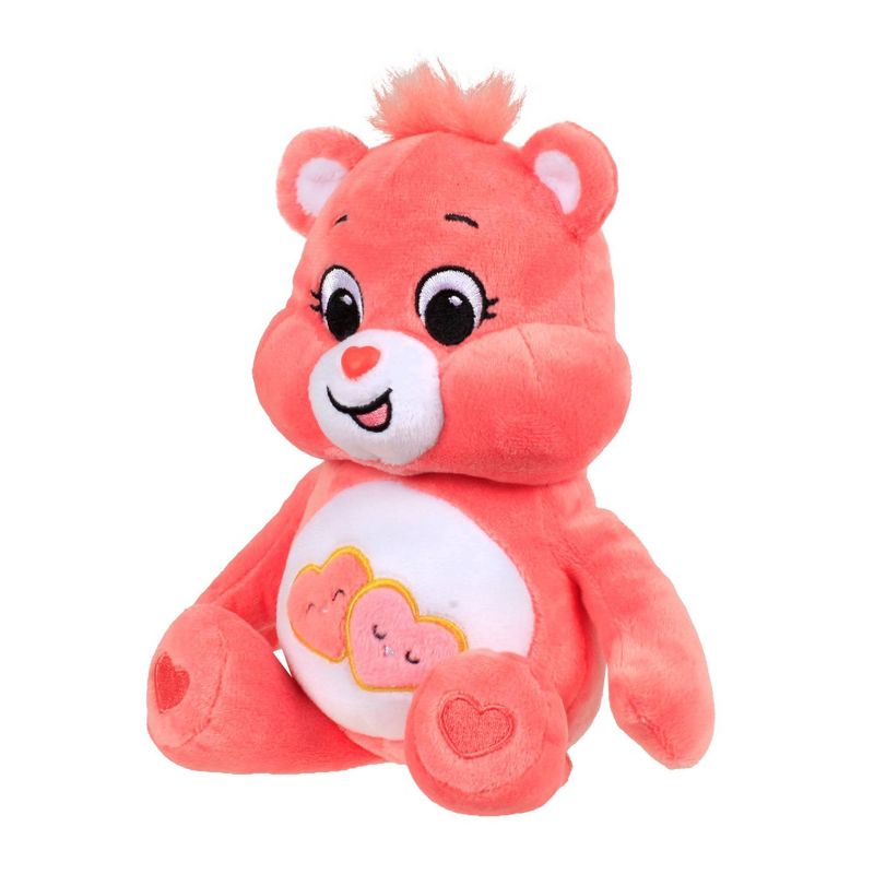 Care Bear Basic Bean Bag Plush - Love-A-Lot Bear