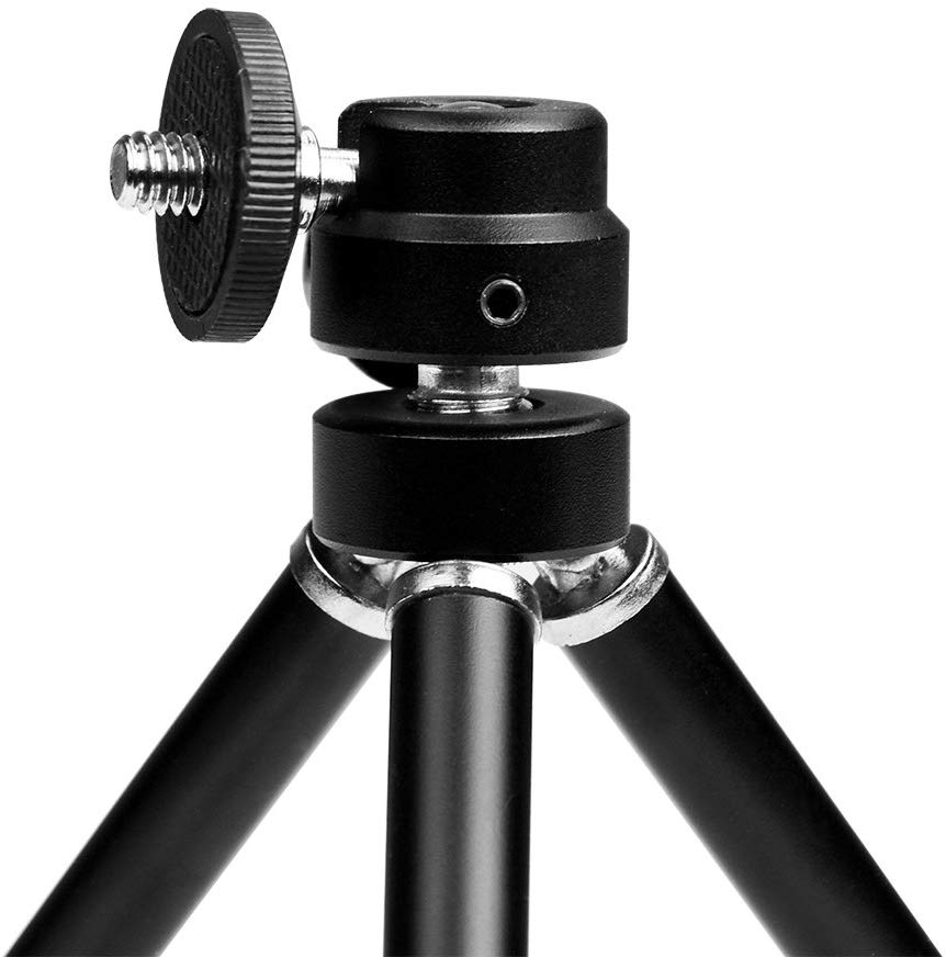 High Performance Webcam Tripod, Lightweight Mini Webcam Tripod for Logitech Webcam C920 C920S C922 C270 C615 Small Camera Tripod Mount Cell Phone Holder Stand